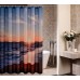 Goodbath Mildew Free Water Repellent 100% Polyester Shower Curtains Liner 66 Inch by 72 Inch Sunset